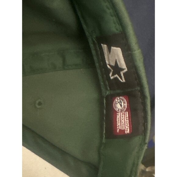 Michigan State Spartans Green Adjustable Baseball Cap With Embroidered Logo & Ba - Picture 8 of 8